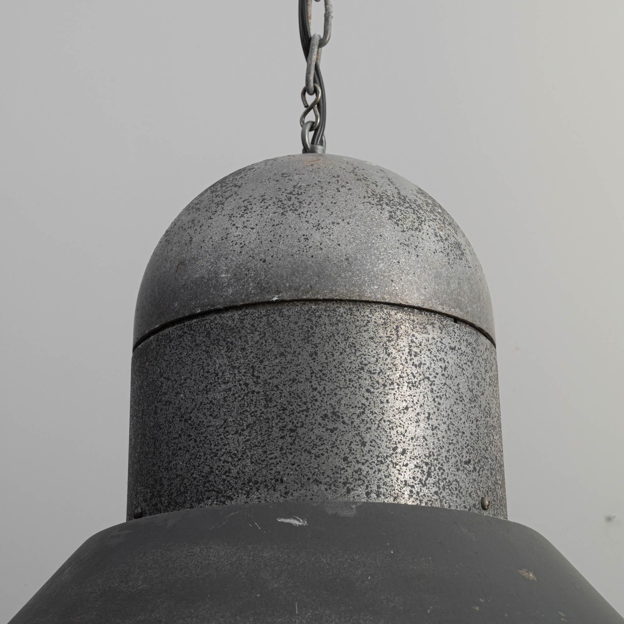 20th Century Central European Industrial Pendant Lamp For Sale 8