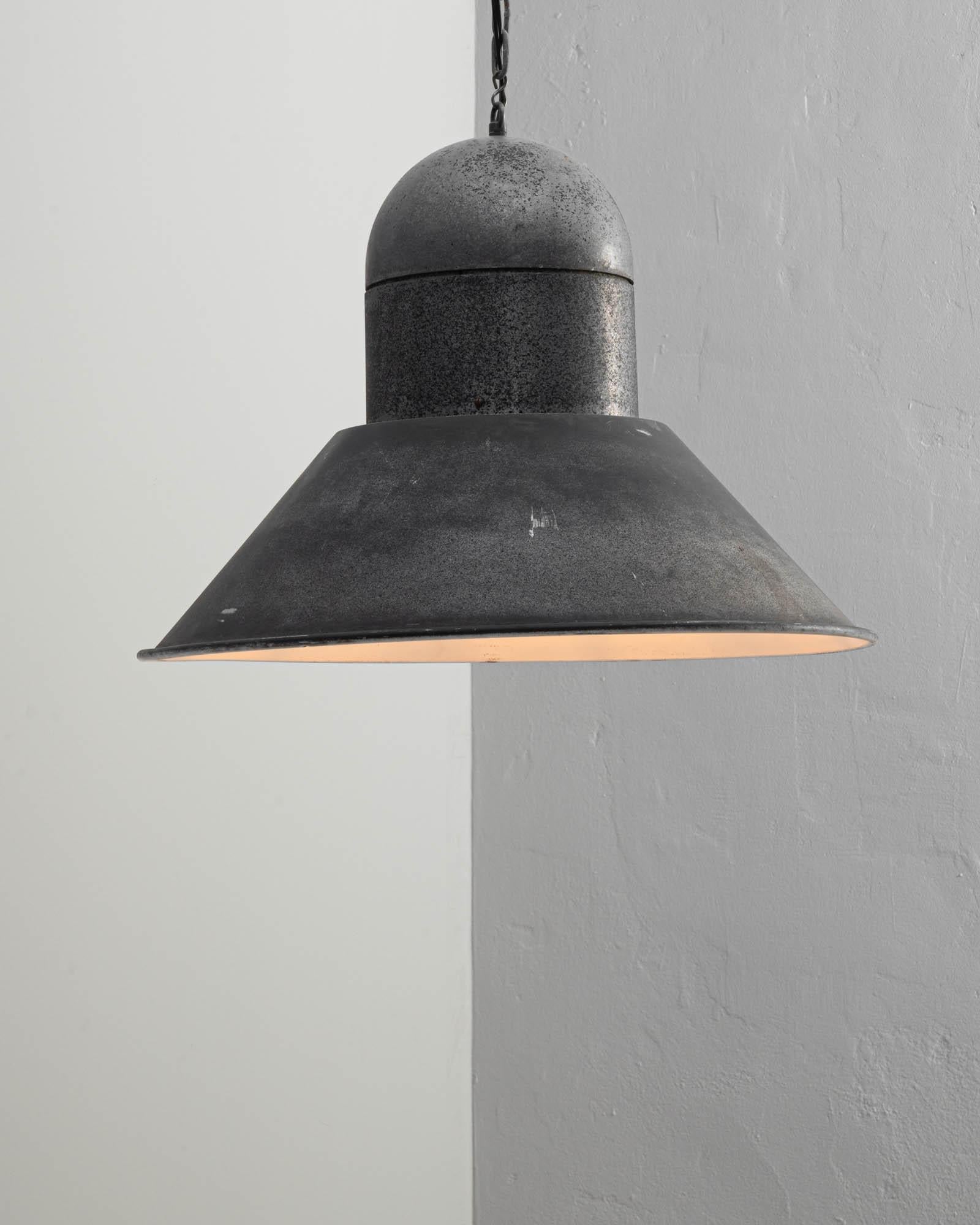 20th Century Central European Industrial Pendant Lamp For Sale 10