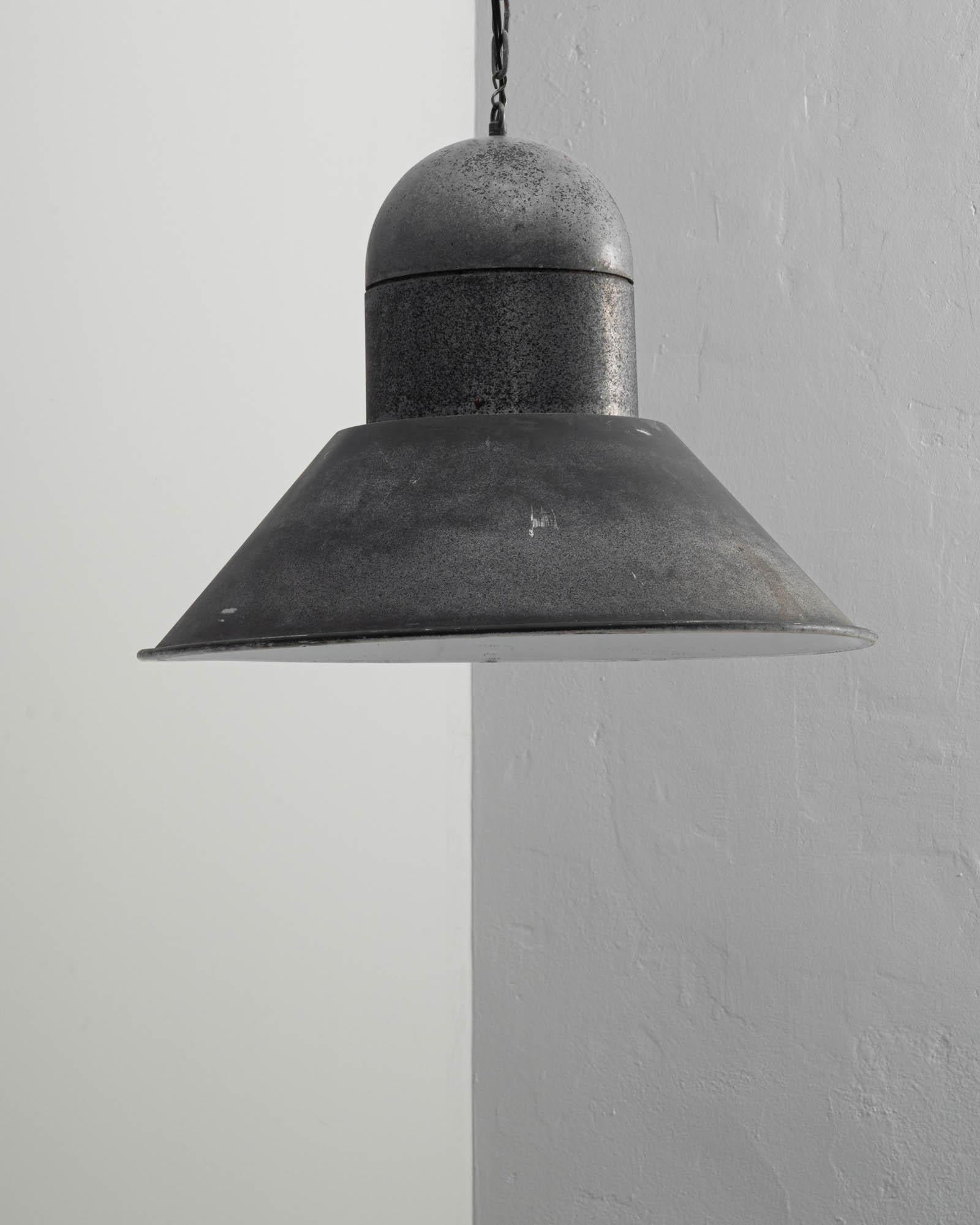20th Century Central European Industrial Pendant Lamp For Sale 11