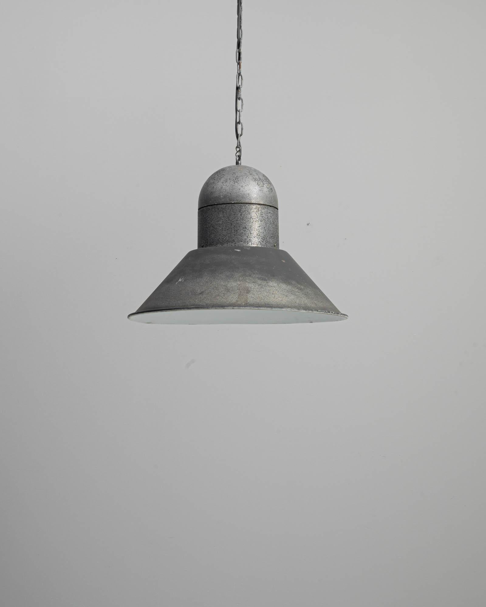 20th Century Central European Industrial Pendant Lamp For Sale 2