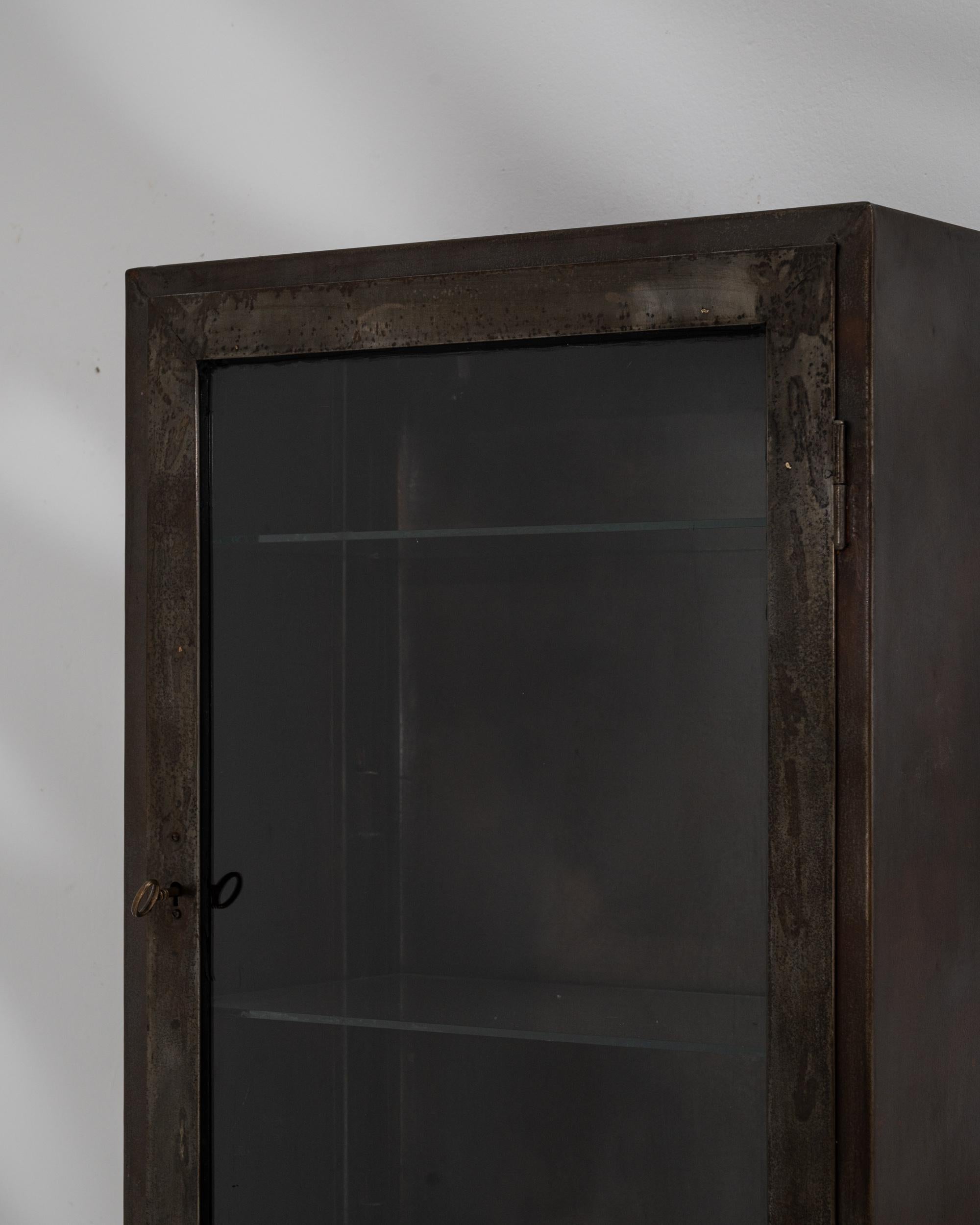 20th Century Central European Metal Cabinet For Sale 4