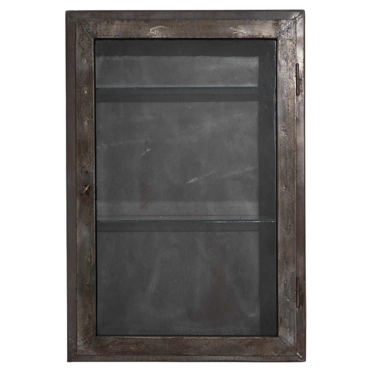 20th Century Central European Metal Cabinet For Sale