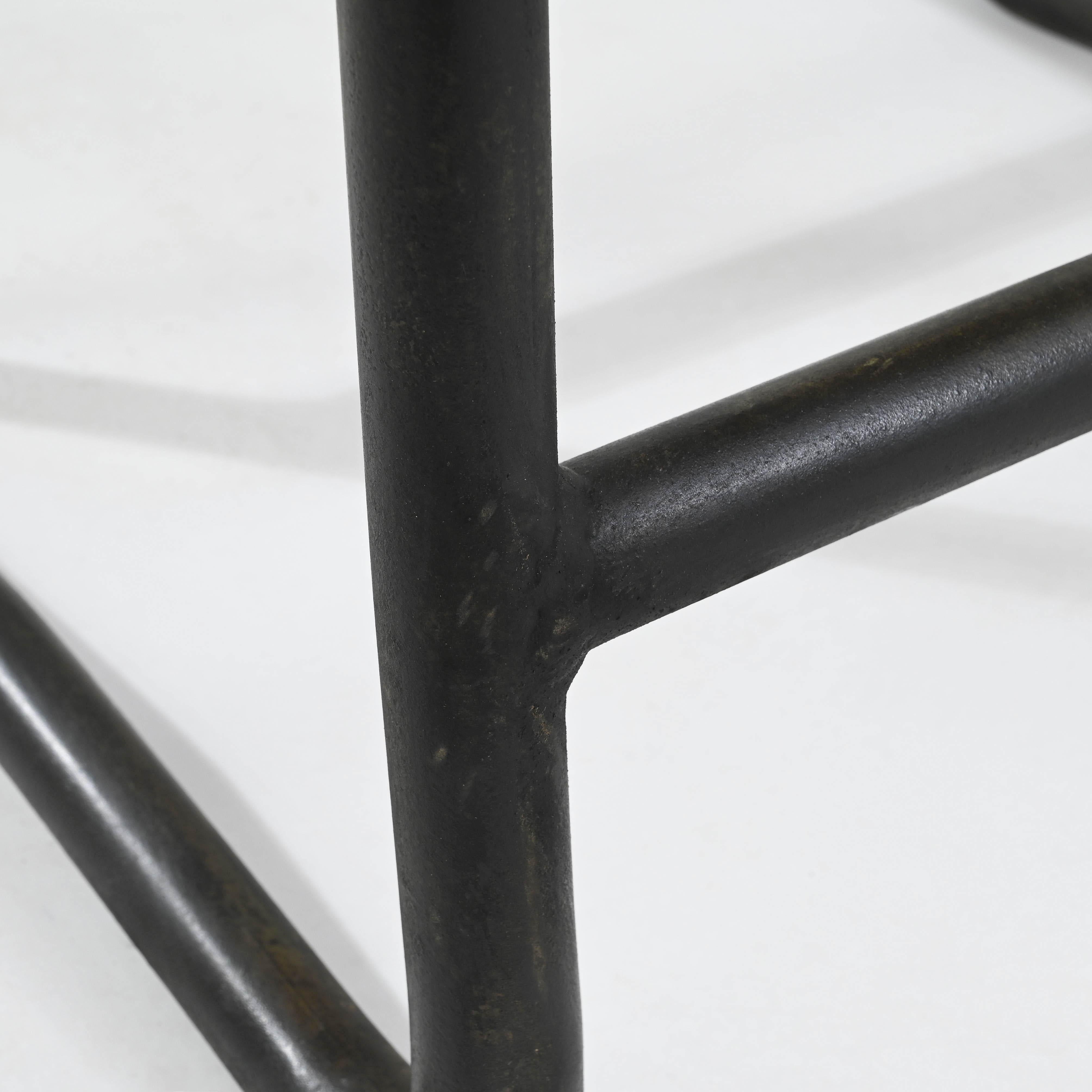 20th Century Central European Metal Side Table For Sale 4