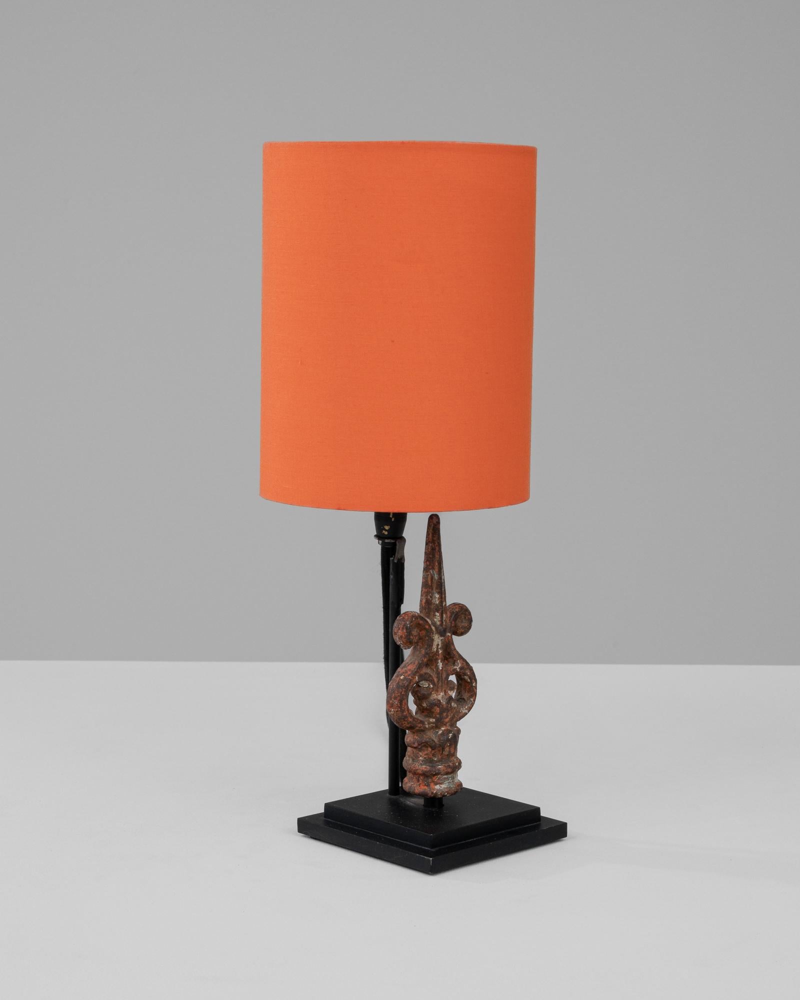 20th Century Central European Metal Table Lamp For Sale 2