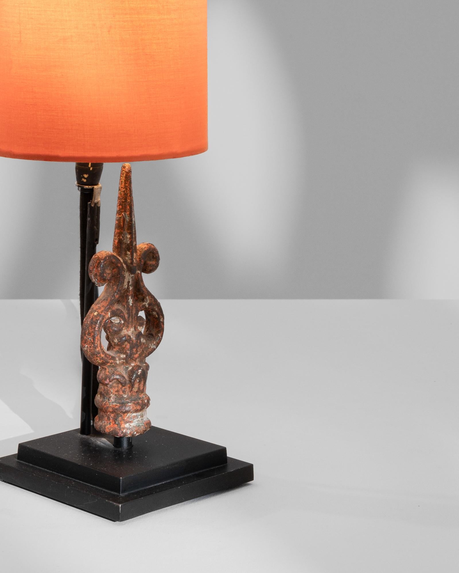 20th Century Central European Metal Table Lamp For Sale 4