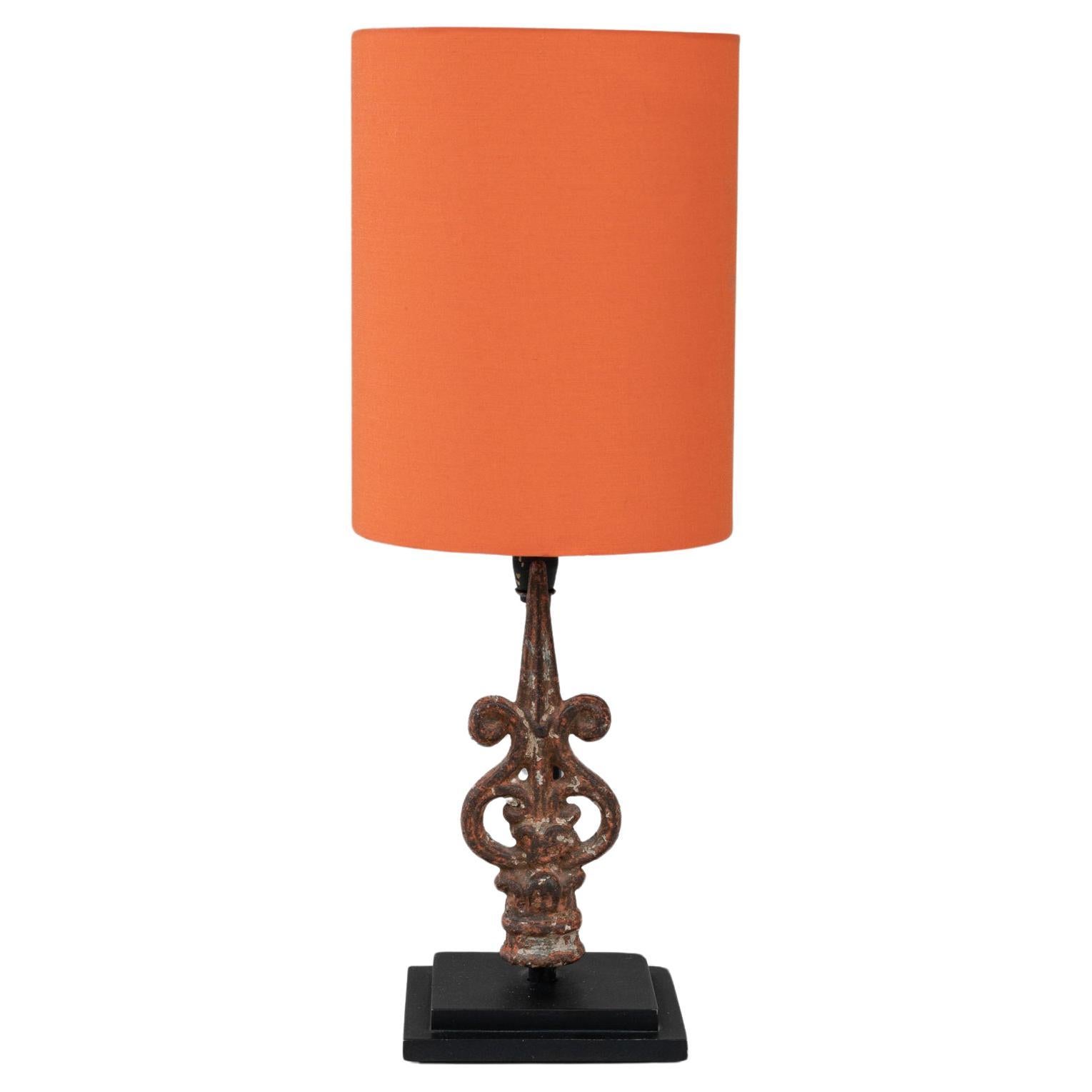 20th Century Central European Metal Table Lamp For Sale