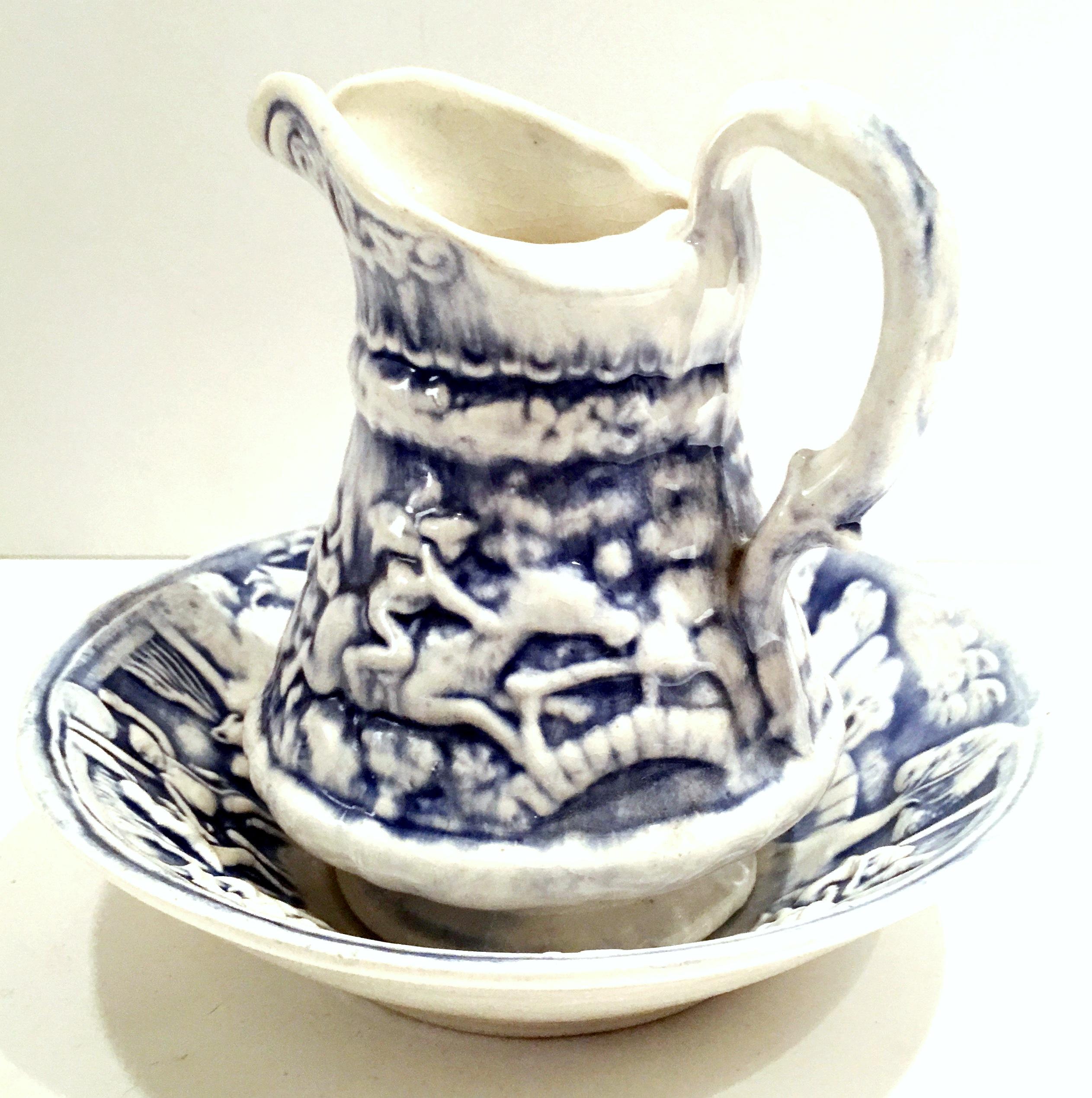 ceramic pitcher and basin