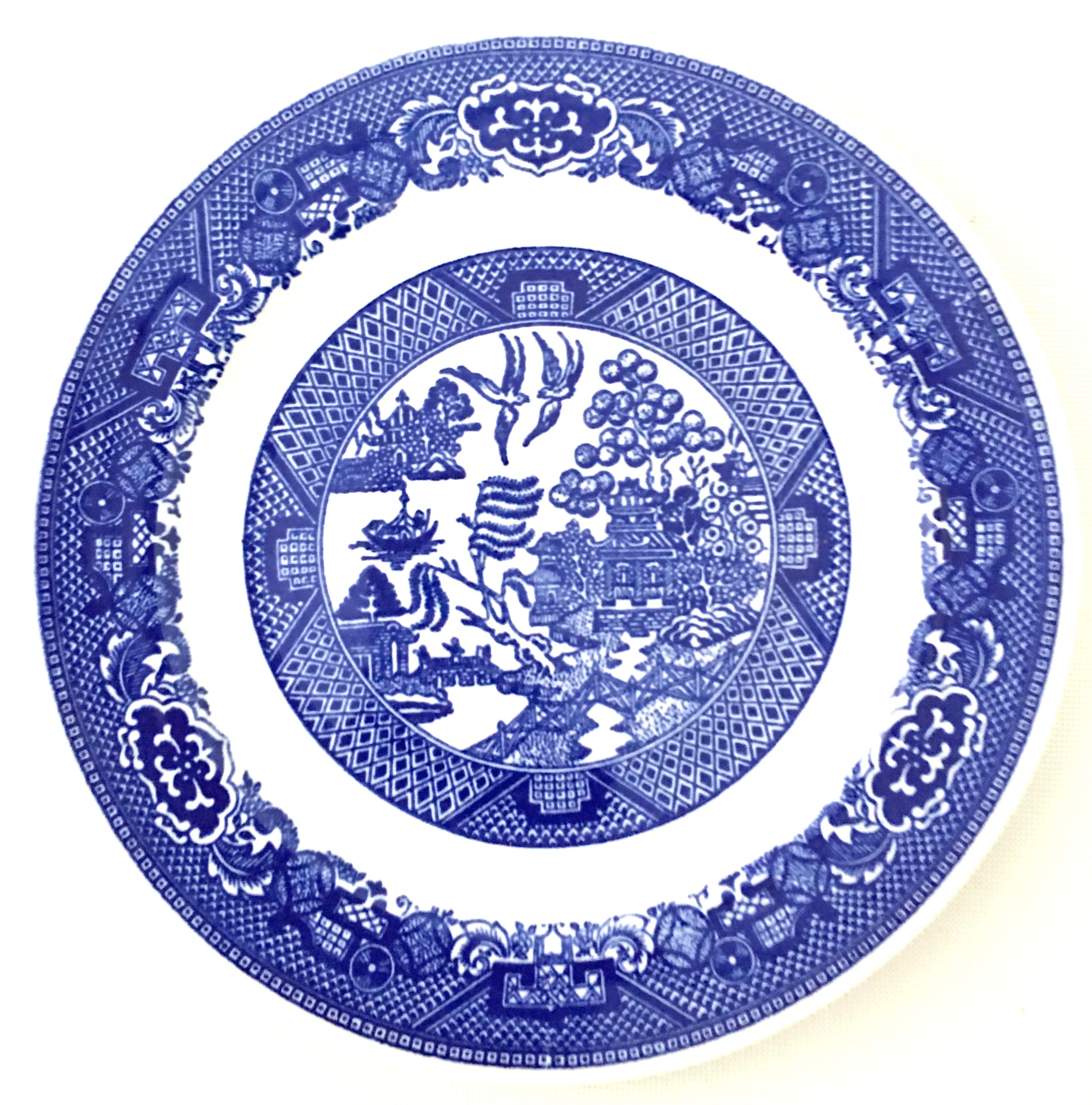 blue willow dinnerware sets