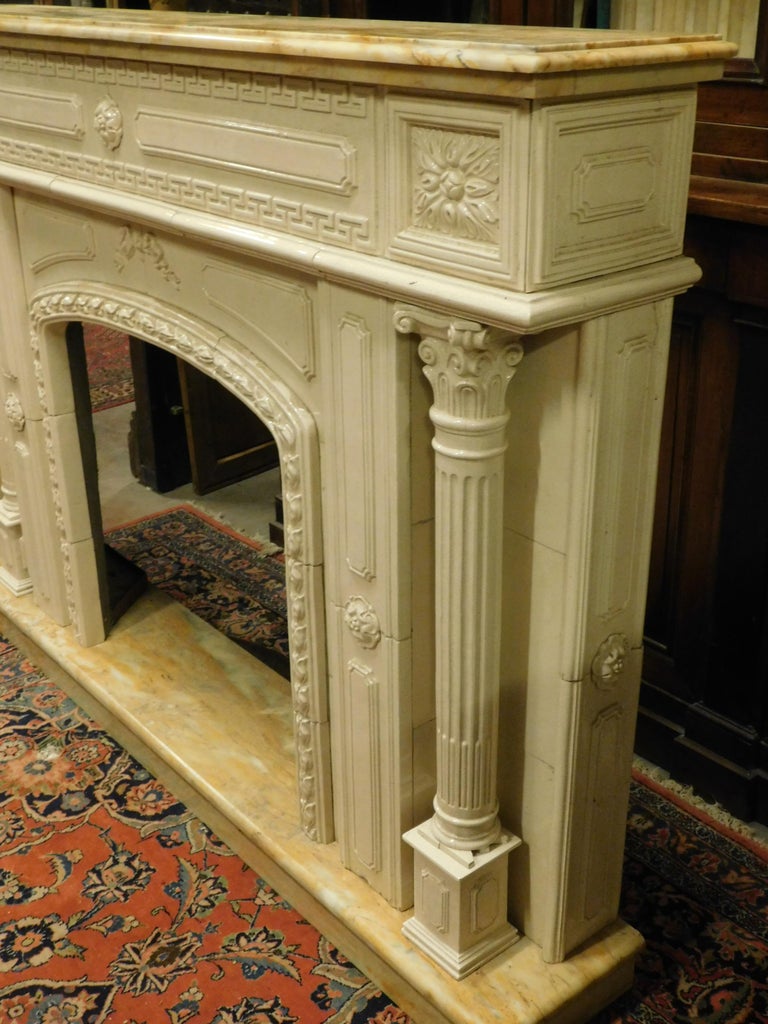 20th Century Ceramic Fireplace at 1stDibs