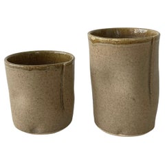 20th Century Ceramic Handcrafted Cup Set