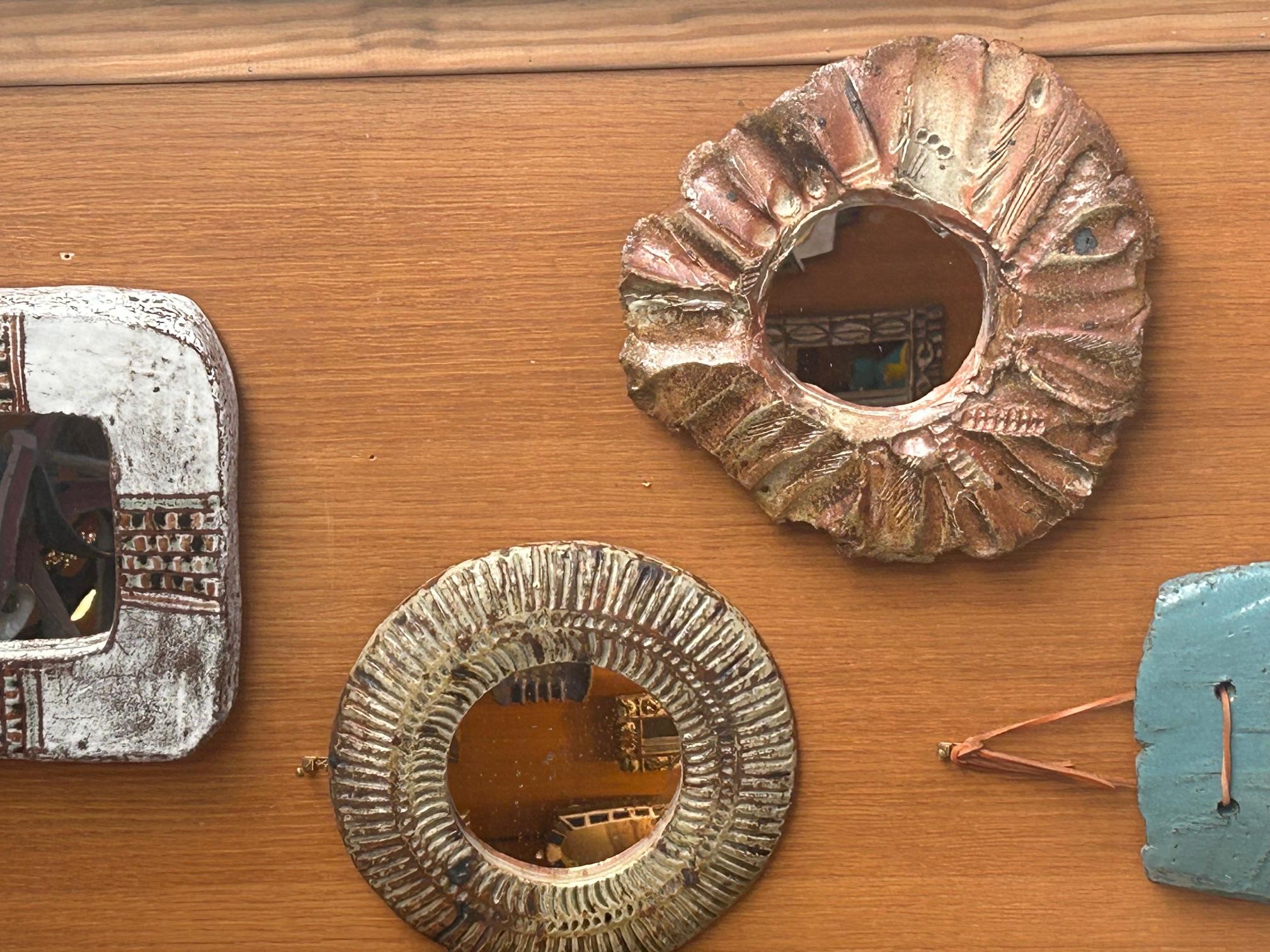 Miroir en céramique du 20e siècle par LaBorne en vente 3