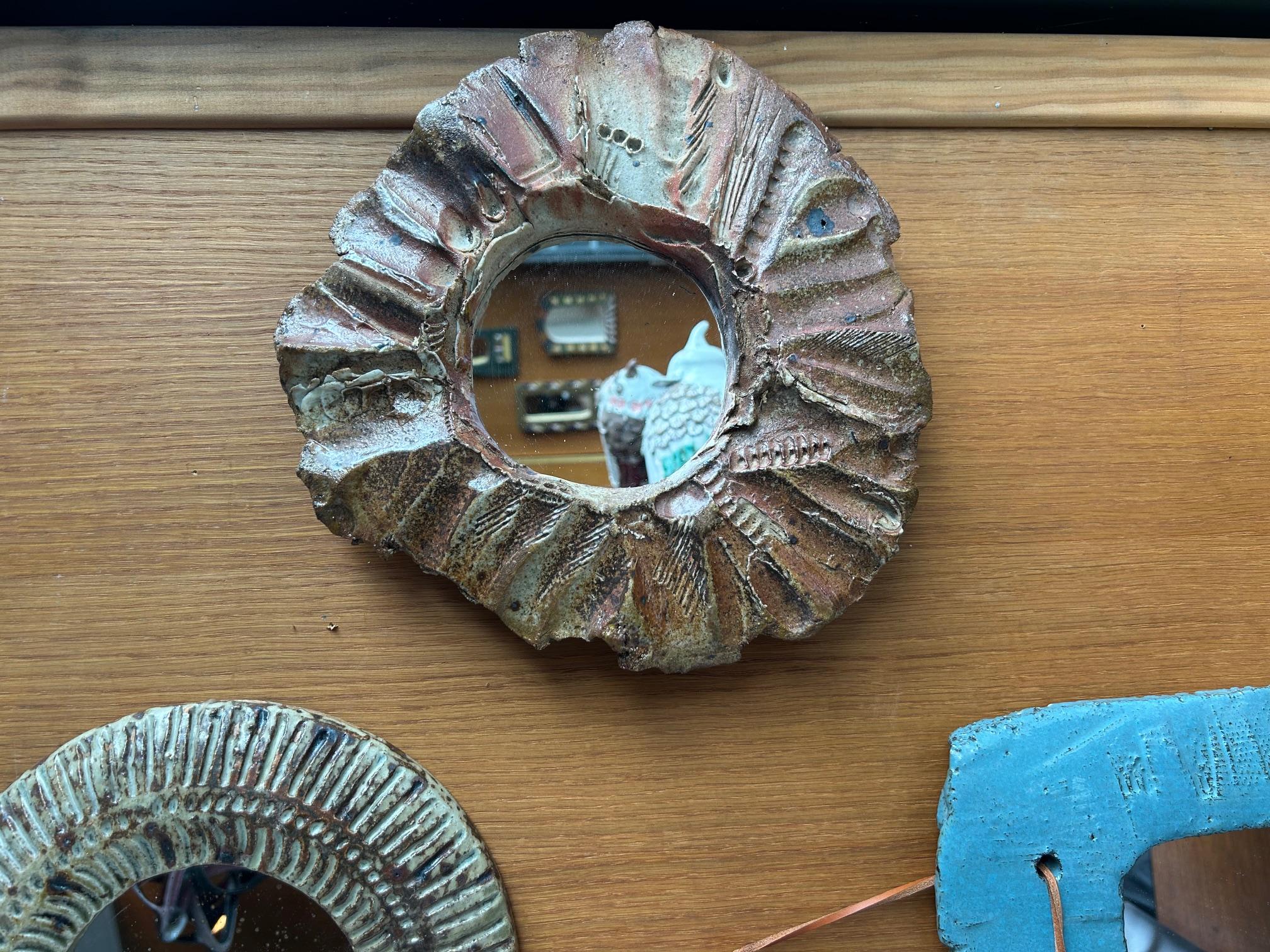 Miroir en céramique du 20e siècle par LaBorne Excellent état - En vente à Paris, FR