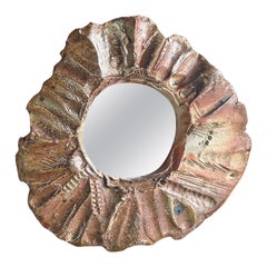 Miroir en céramique du 20e siècle par LaBorne