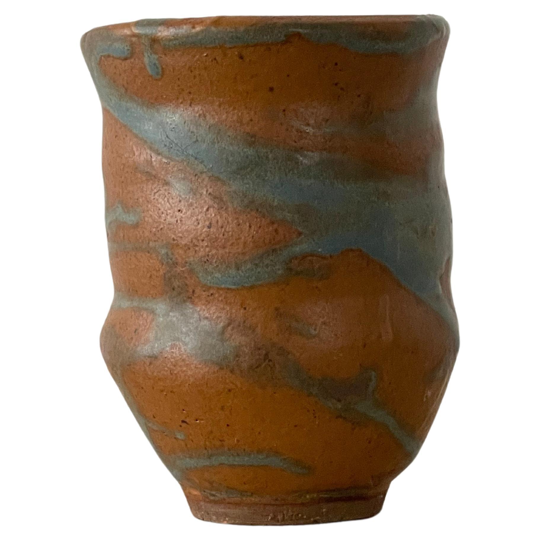 20th Century Double Handled Ceramic Vessel For Sale at 1stDibs