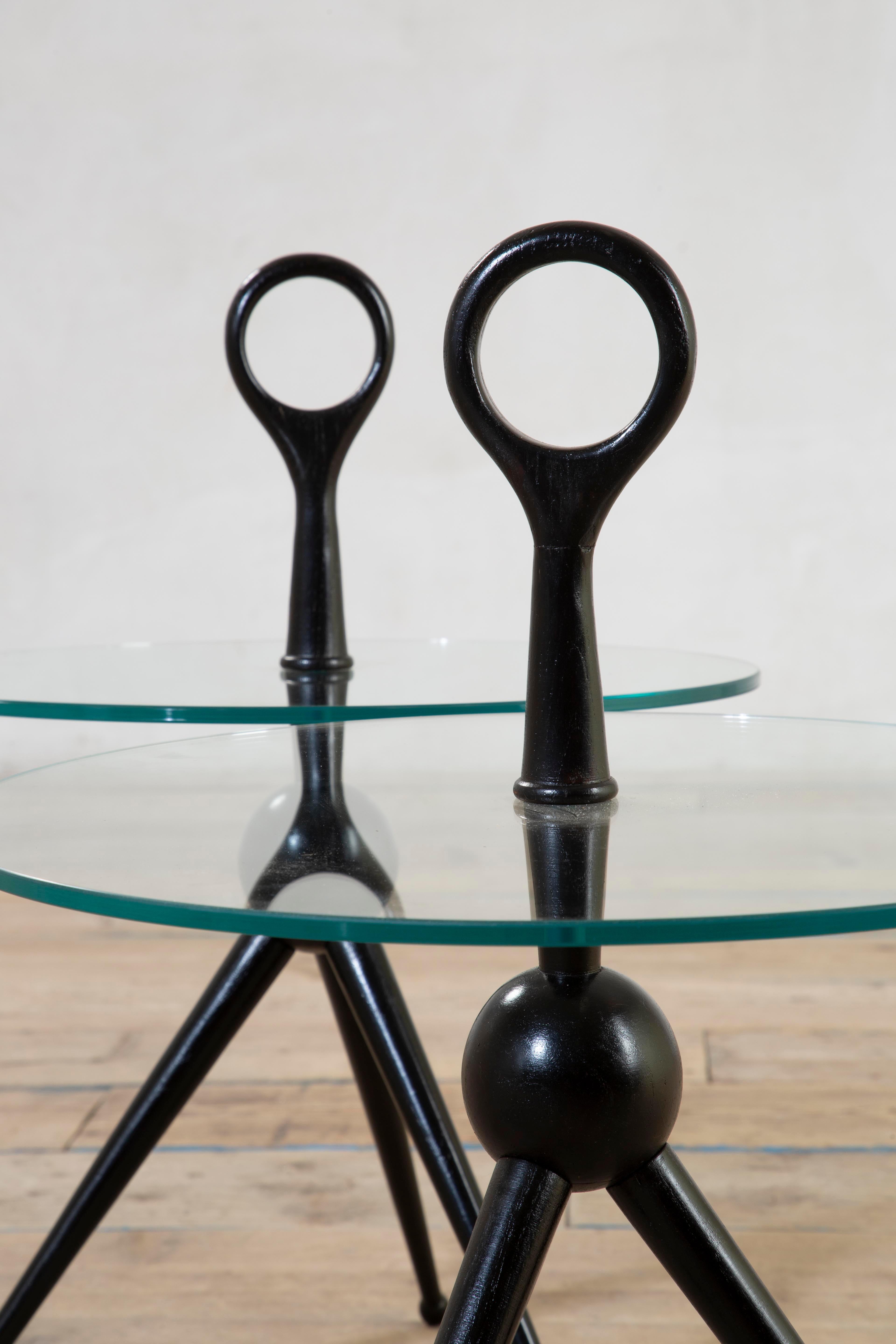 20e siècle, Caesar Lacquer Paire de tables d'appoint en vente 3