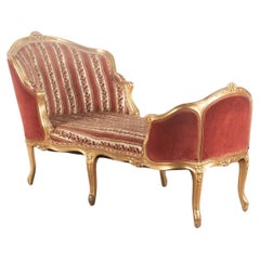 Chaise longue du 20e siècle de style Louis XVI