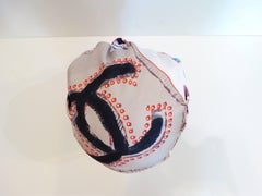 20th Century Chanel Western Silk Scarf