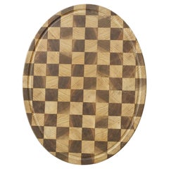 Vintage 20th Century Chequer Chopping Board