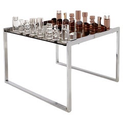 Table d'échiquier du 20e siècle par Michel Durand - années 1970