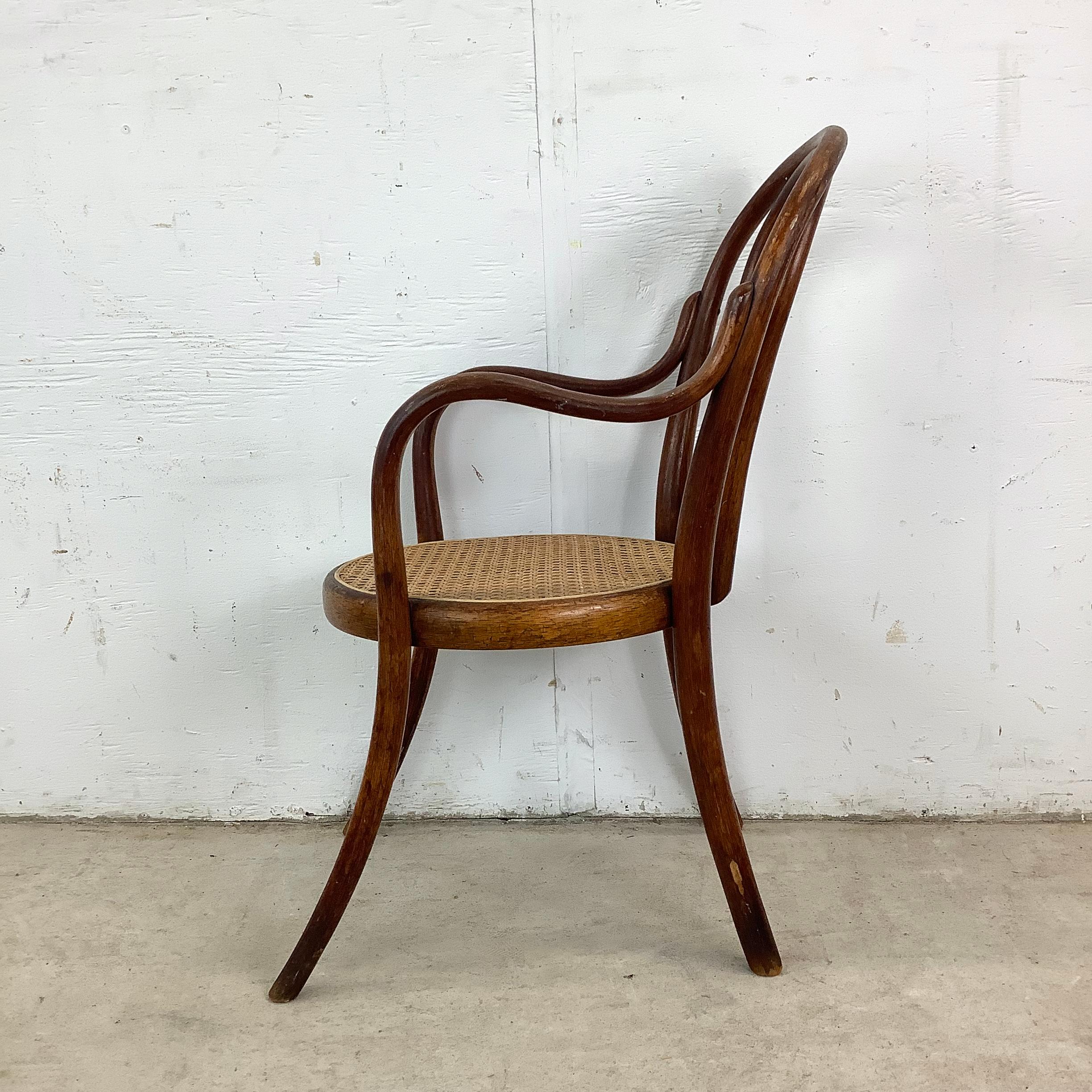 Poltrona in bengala per bambini del 20° secolo - stile Thonet in vendita 3