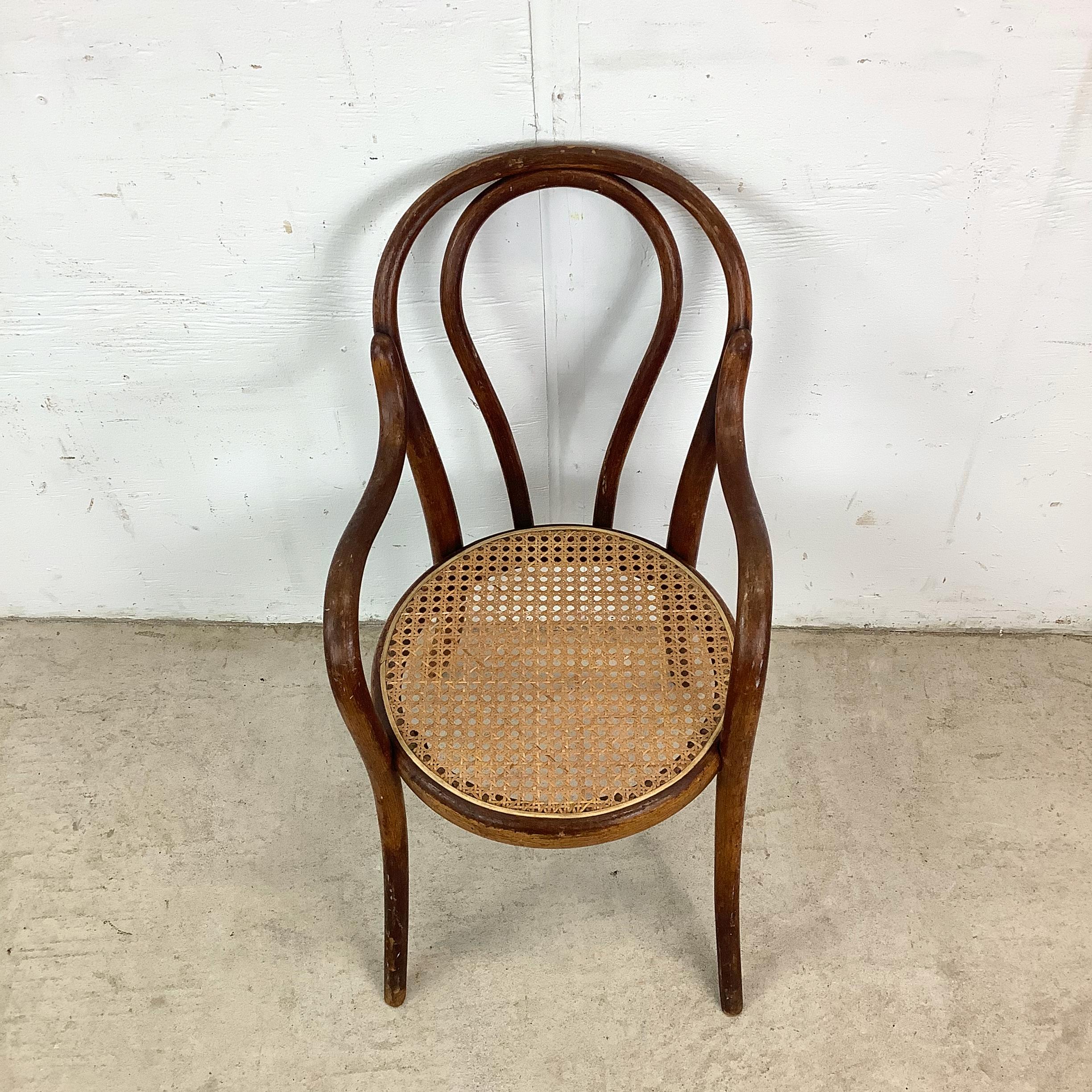 Poltrona in bengala per bambini del 20° secolo - stile Thonet in vendita 7