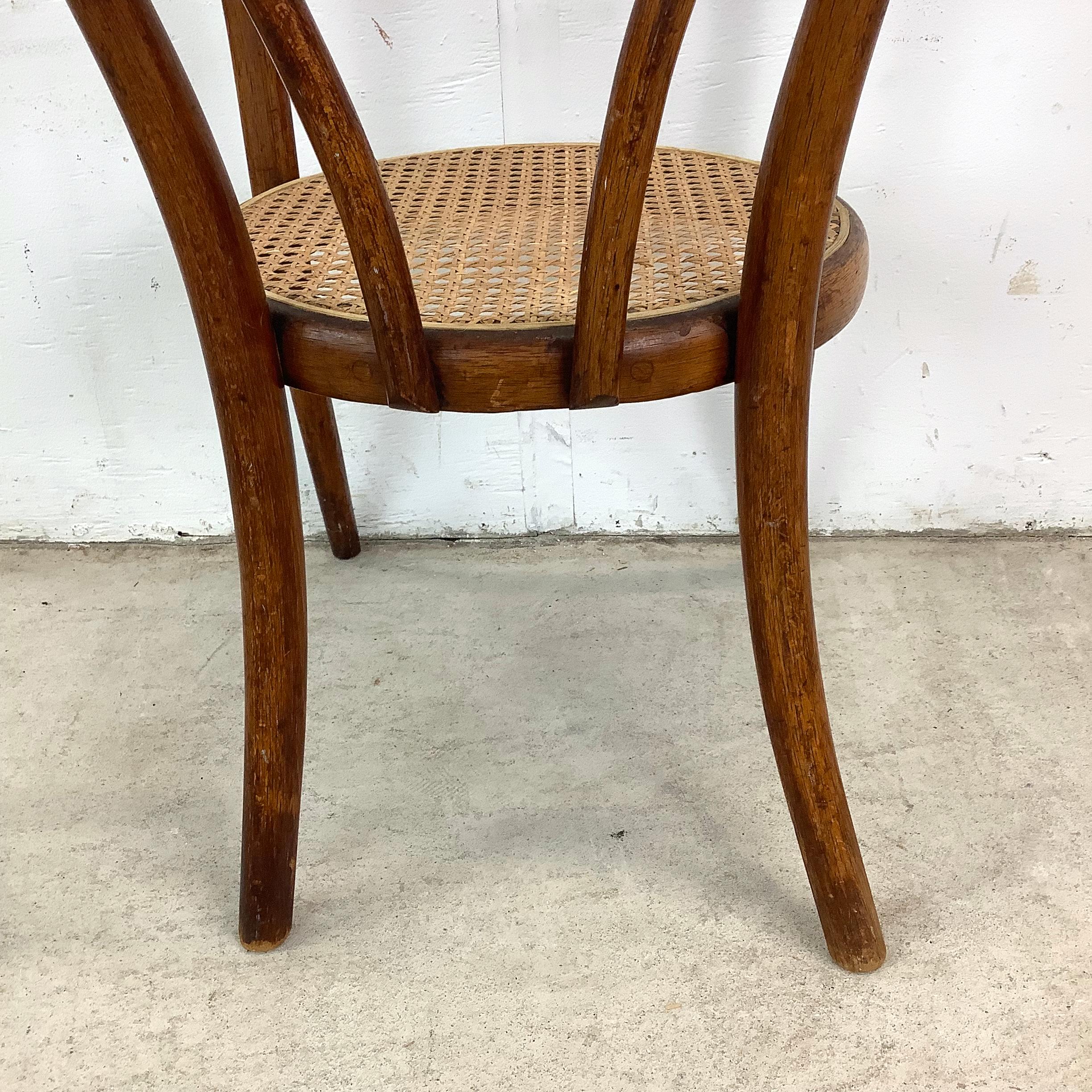 Canna Poltrona in bengala per bambini del 20° secolo - stile Thonet in vendita