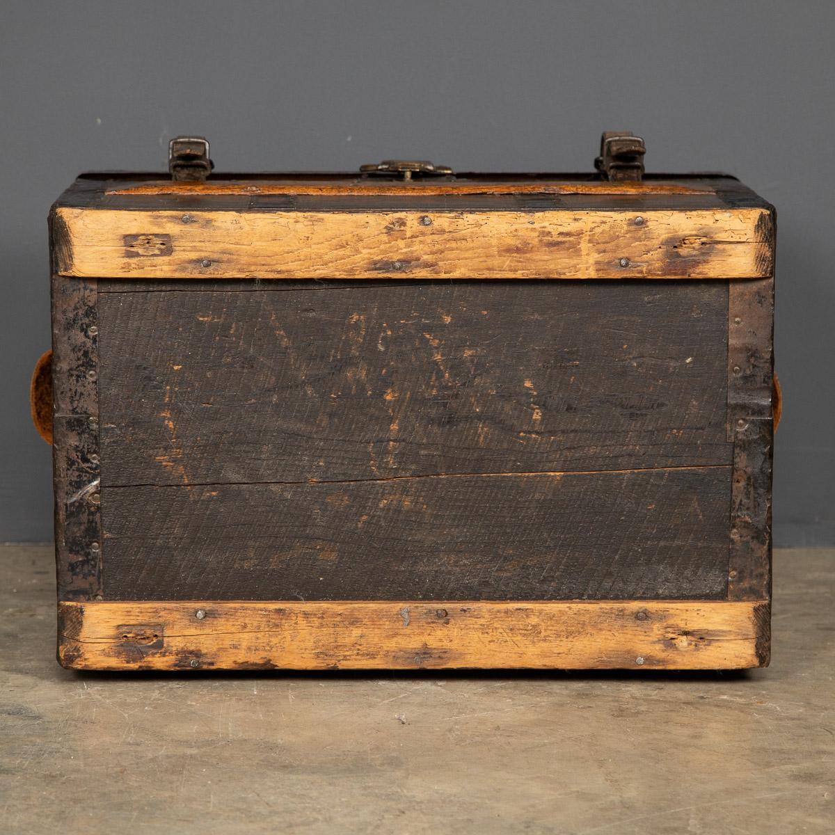 Steel 20th Century Childs Traveling Trunk, c.1900
