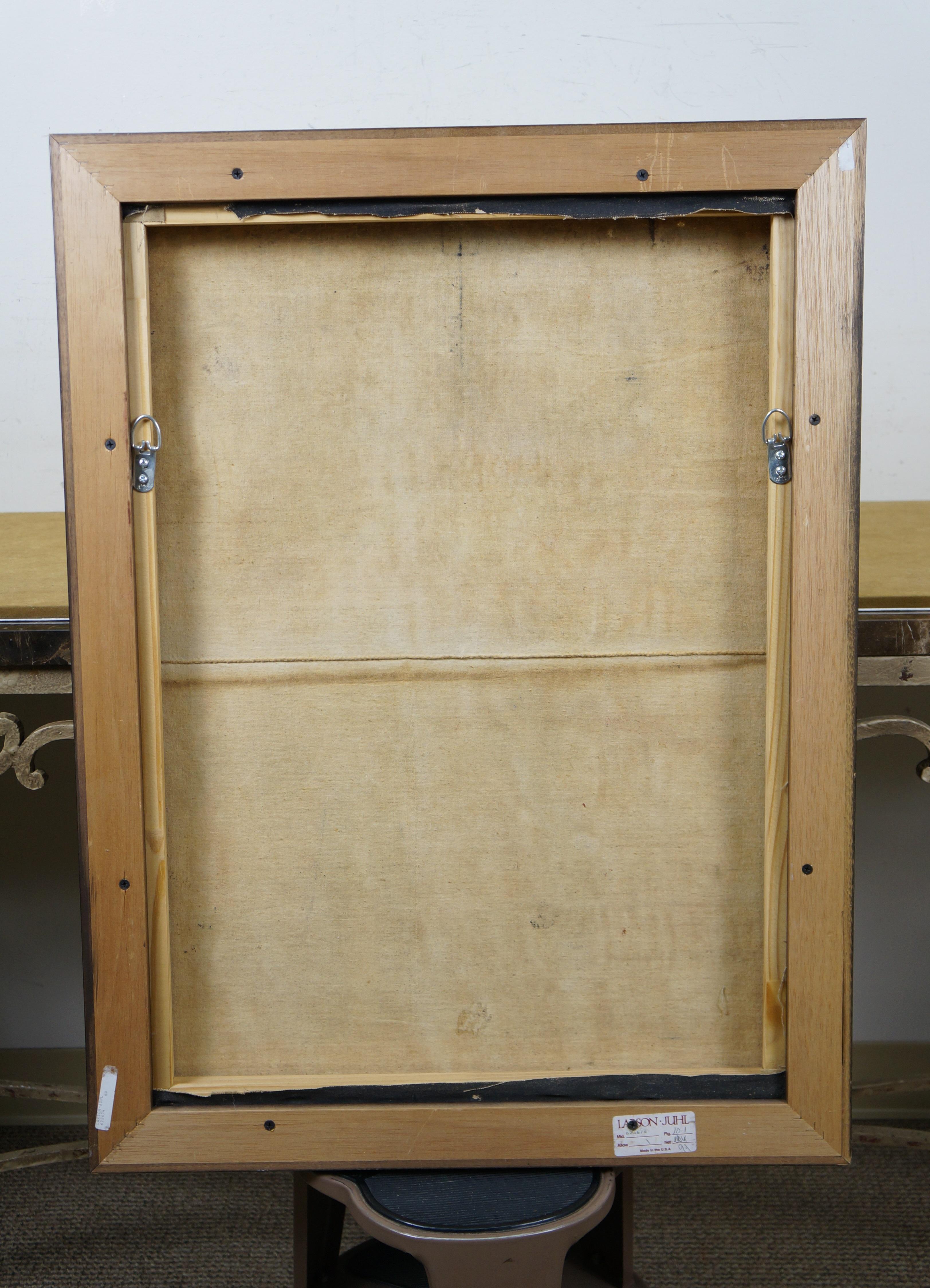 20. Jahrhundert Chinesisch Vorfahren Porträt Gemälde Kaiser Kaiserin Öl Leinwand 31