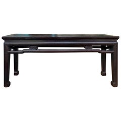 20th Century Chinese Black Table or Bench