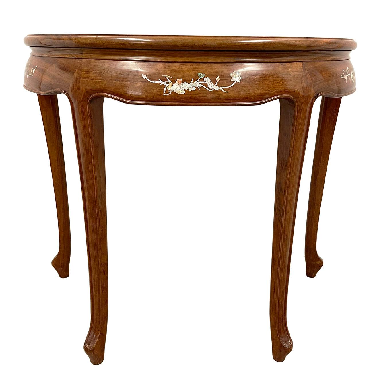 antique half moon table for sale