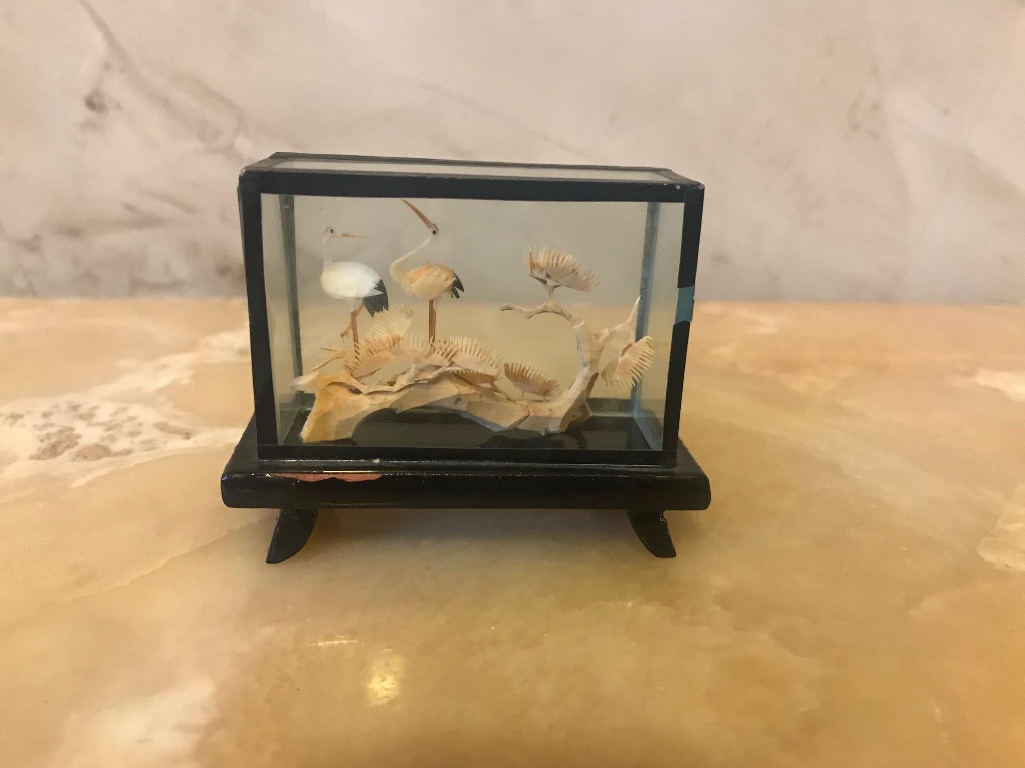 20th Century Chinese Cork Diorama, 1950s For Sale 1