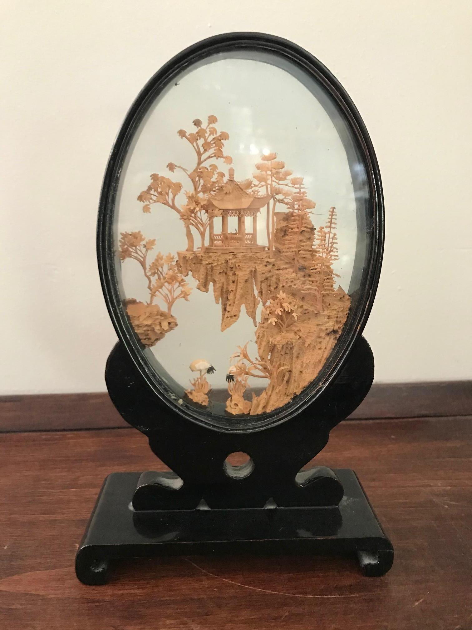 20th Century Chinese Cork Diorama 3