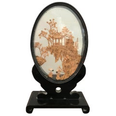 20th Century Chinese Cork Diorama