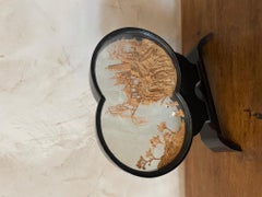 20th Century Chinese Cork Diorama Heart Shape, 1950s