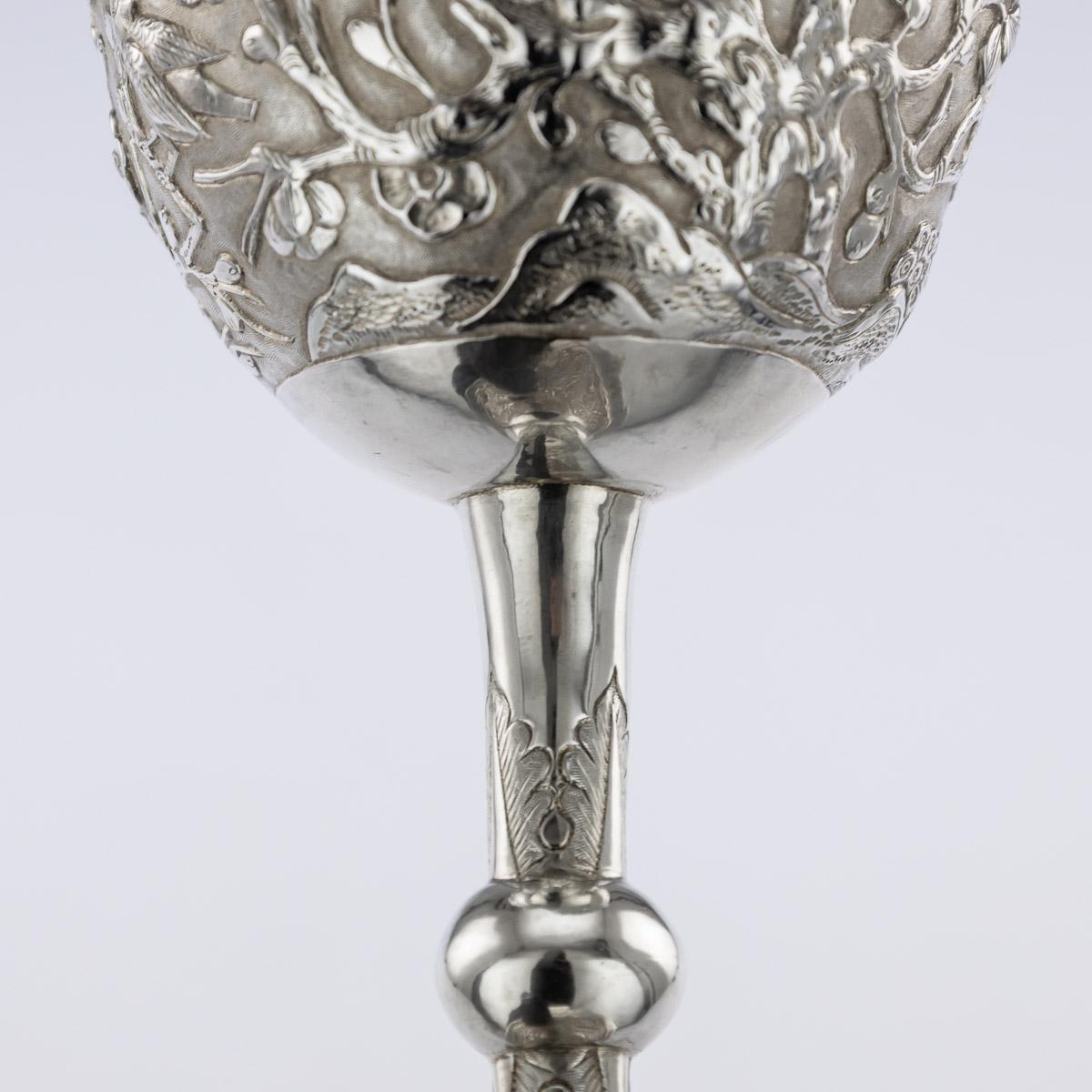 20th Century Chinese Export Silver Presentation Goblet by Taiping, circa 1904 9