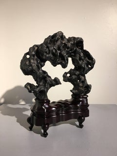 20th Century Chinese Lingbi Scholar Stone 'Gongshi', "Bridge"