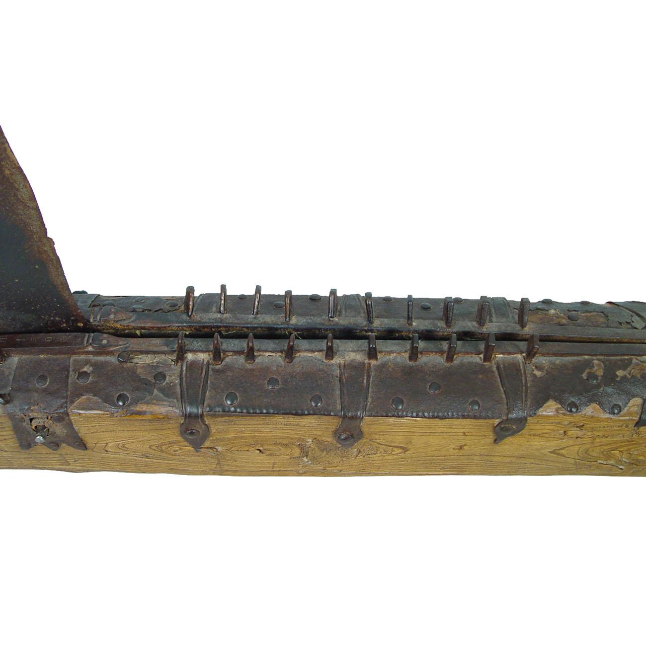 20th Century Chinese Massive Grass Chopper In Good Condition For Sale In Pomona, CA