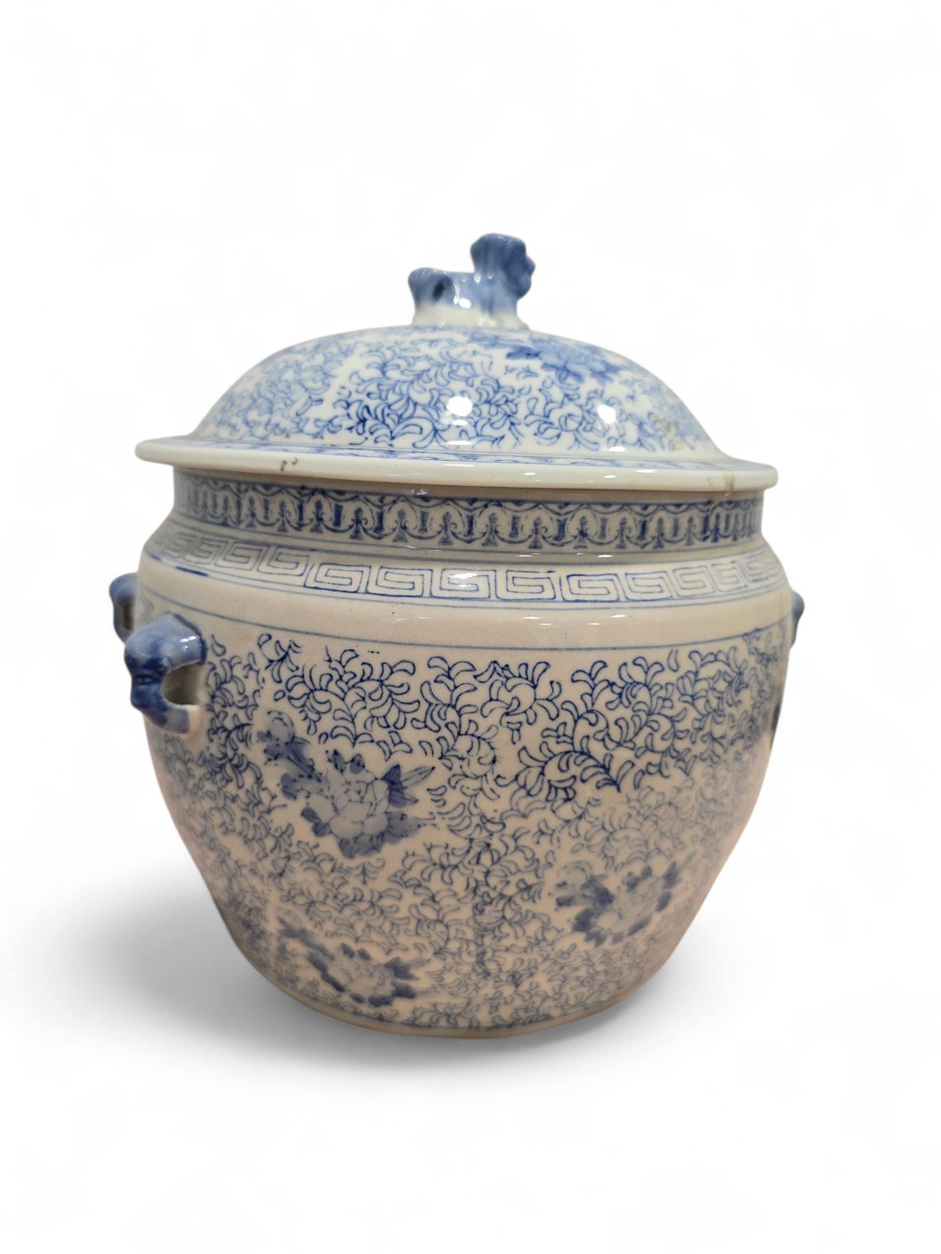 Barattolo di zenzero in porcellana cinese del XX secolo in vendita 3