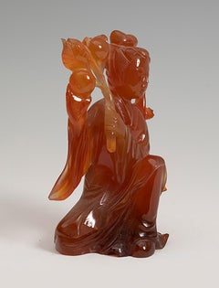 20th Century Chinese Soapstone Guanyin Figure Sculpture