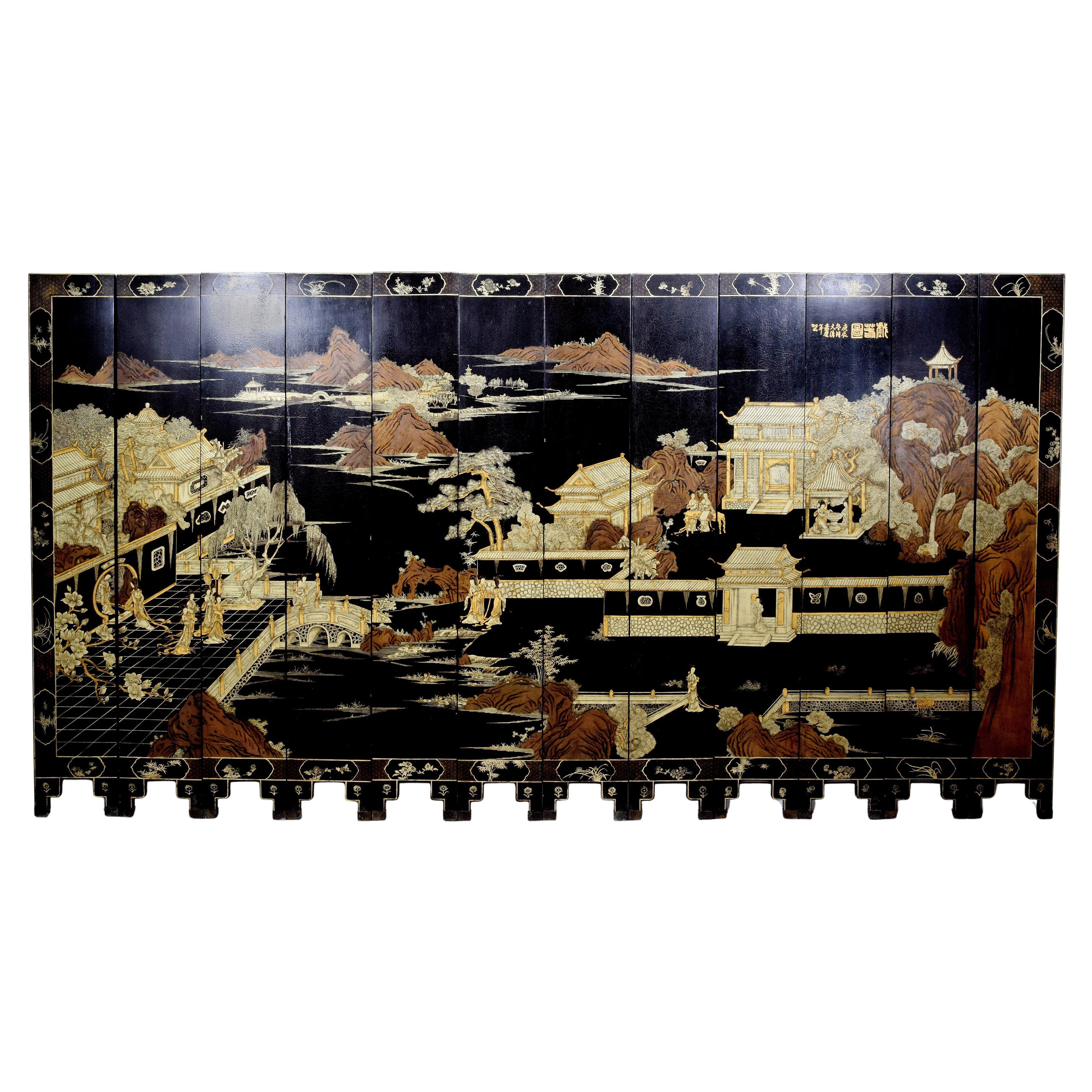 How are Coromandel screens made?