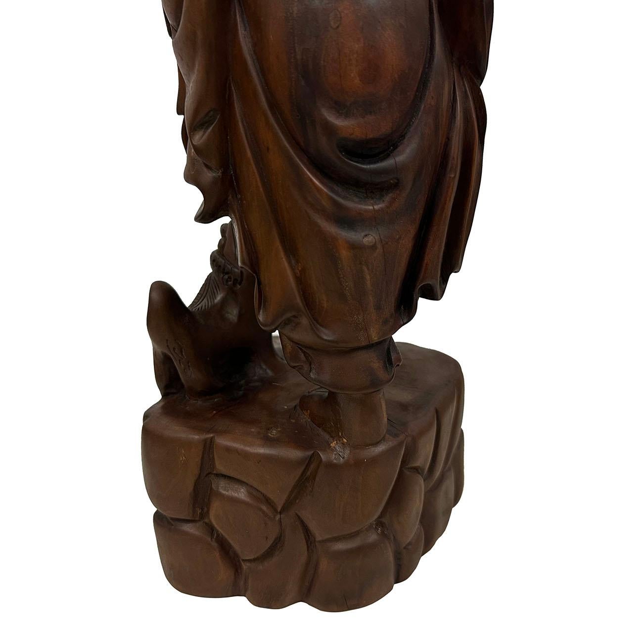 Tieguai Li in legno intagliato cinese del XX secolo in vendita 5