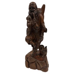 Tieguai Li chino del siglo XX tallado en madera