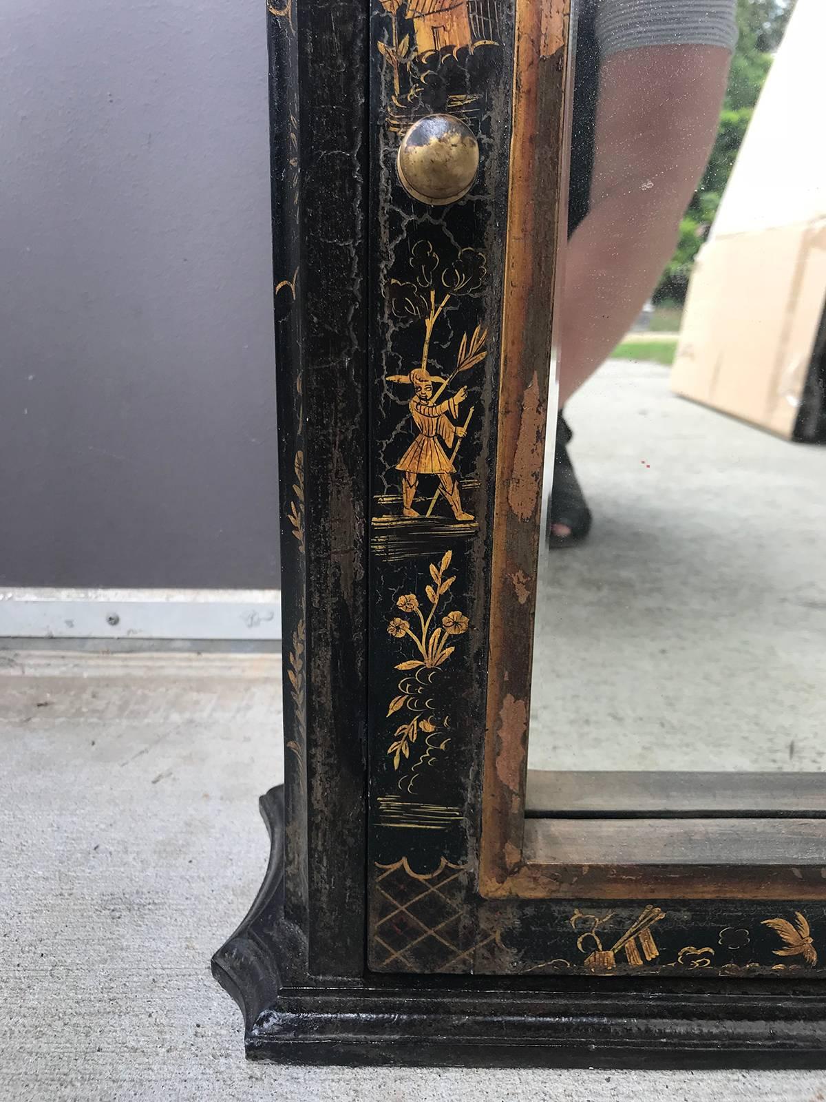 20th Century Chinoiserie  Mirror Cabinet with One Door 6