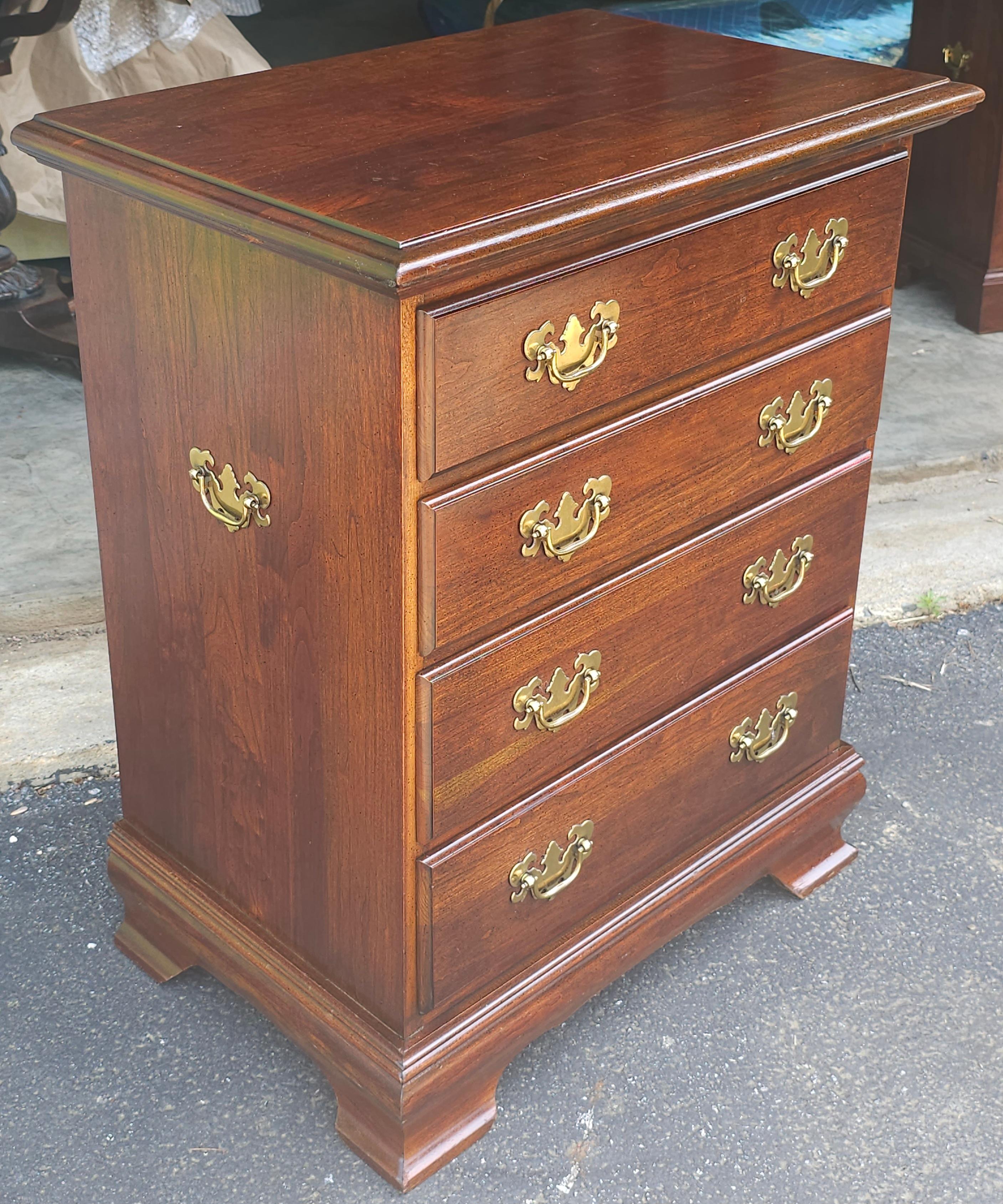 17th Century 20th Century Chippendale Mahogany Four-Drawer Small Chest of Drawers  For Sale