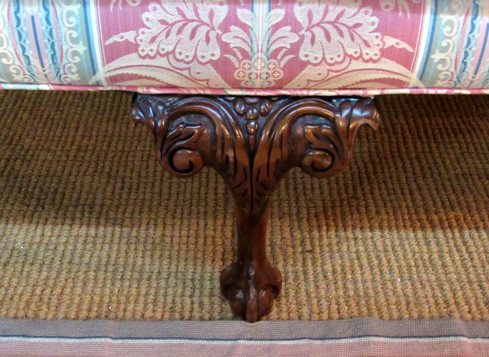 20th Century Chippendale Style Camelback Sofa 2