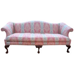 Used 20th Century Chippendale Style Camelback Sofa