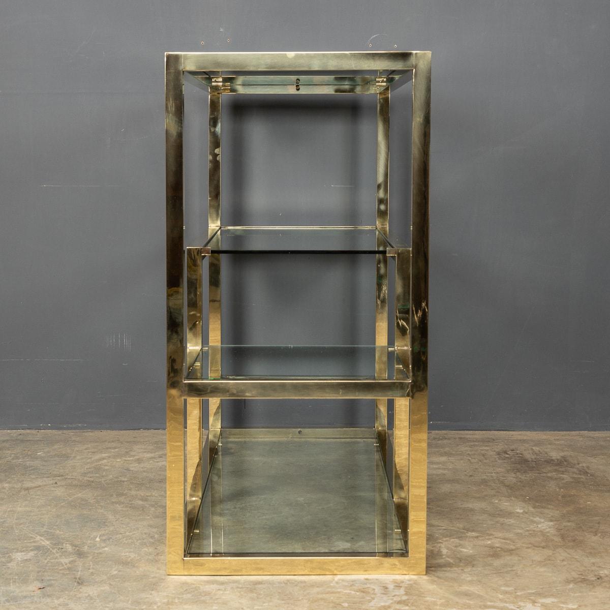 Etagere aus verchromtem Messing des 20. Jahrhunderts, ca. 1970 im Angebot 4