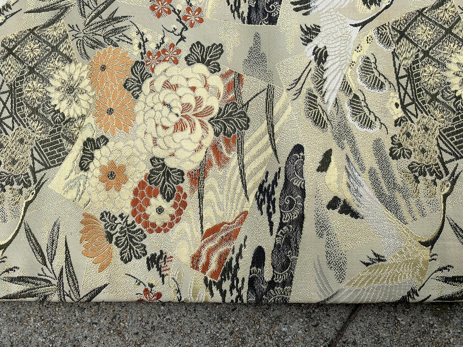 Mid-20th Century 20th Century circa 1930s Japanese Obi Style Silk Sash For Sale