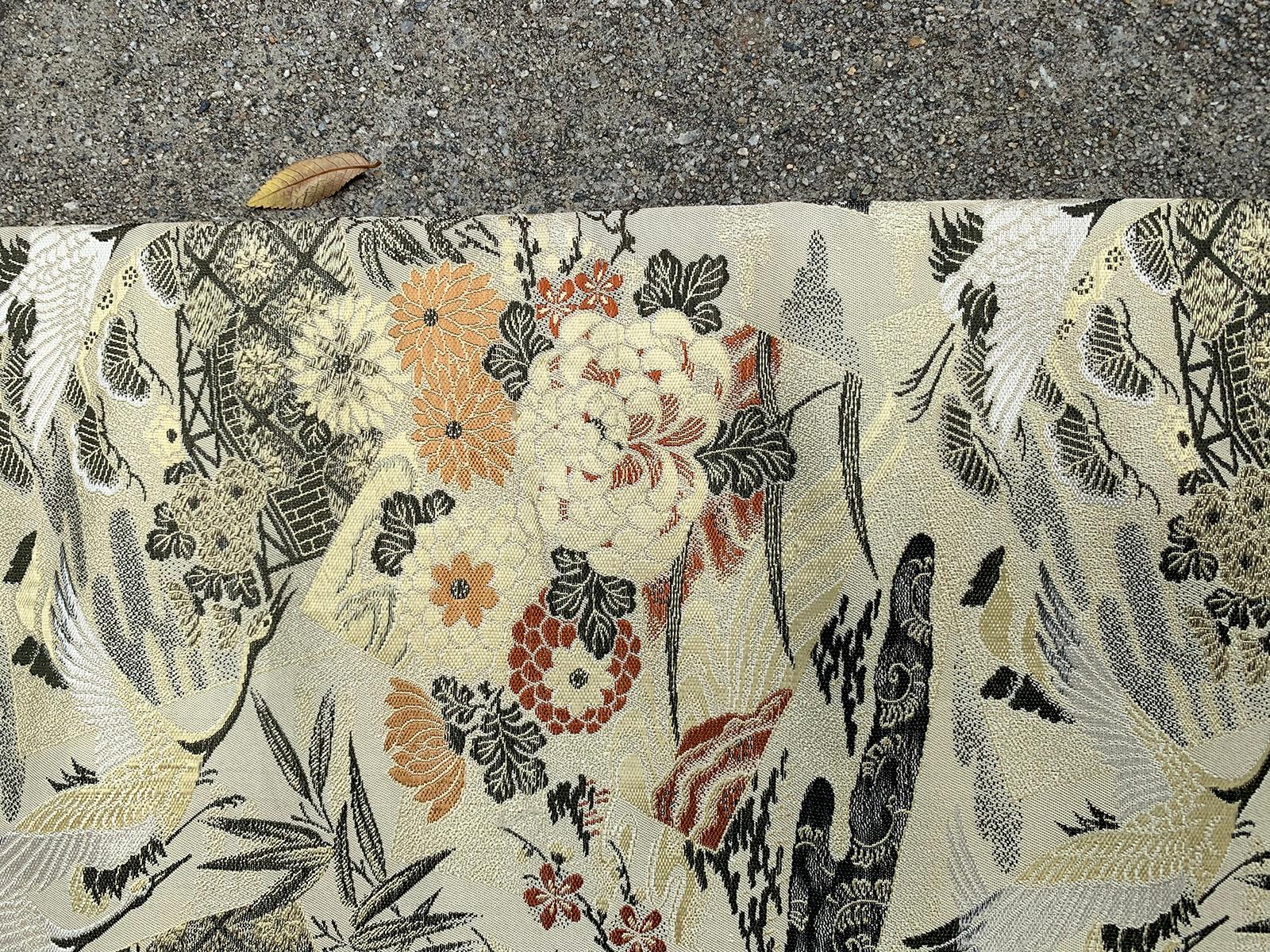 20th Century circa 1930s Japanese Obi Style Silk Sash For Sale 1
