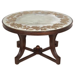 Gueridon circulaire Art Déco du 20e siècle